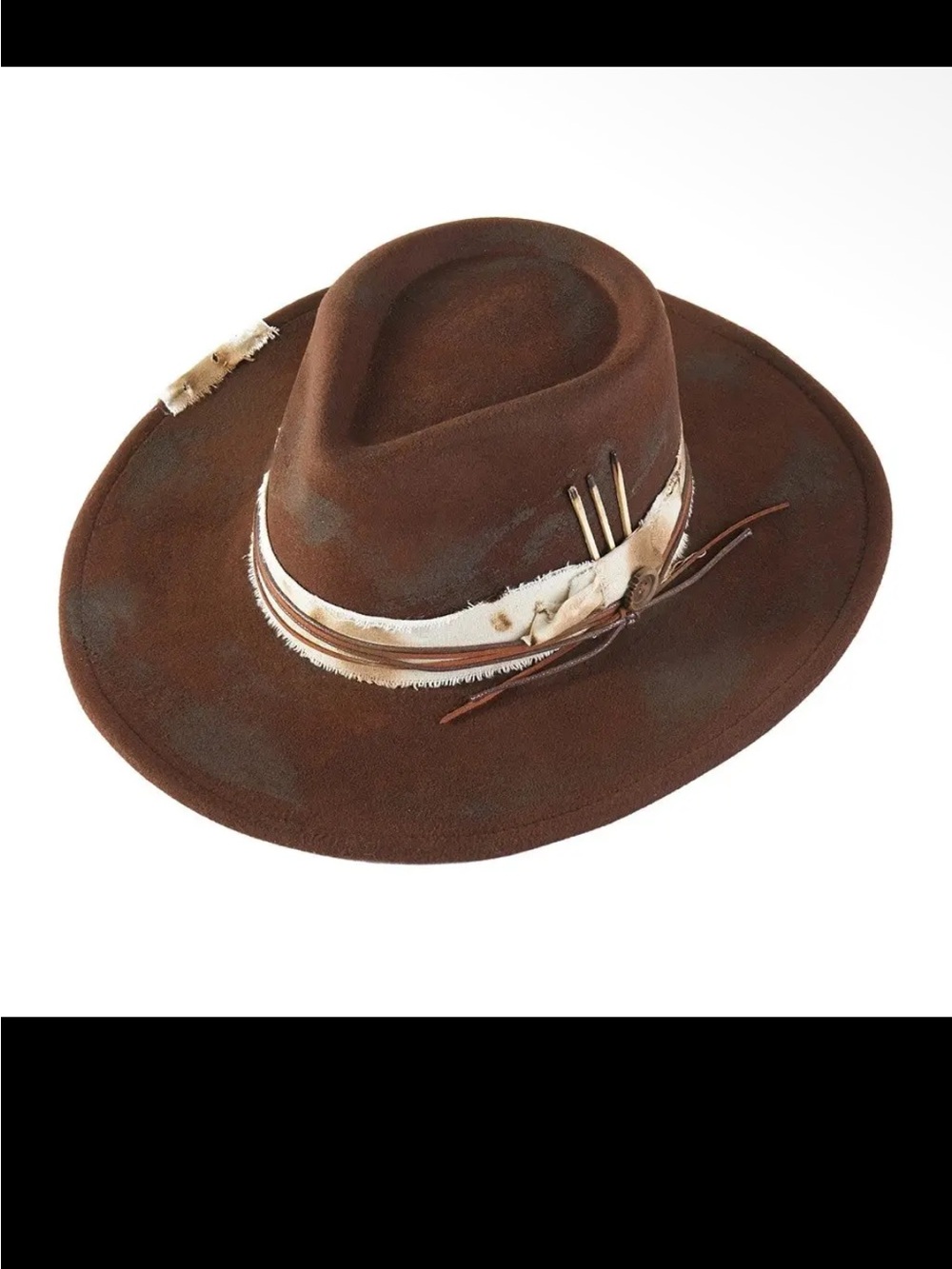 Rustic, cowboy hat - Picture 3 of 3